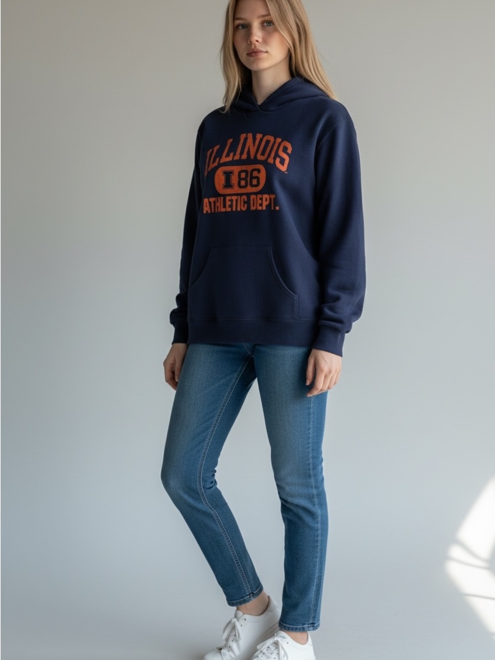 2010s Illini Russell Athletic Hoodie